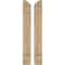 Ekena Millwork Americraft 2-Board (2 Batten) Wood Joined Board-n-Batten Shutters w/Ellipt Top, ARW101BE207X77UNH, PR ARW101BE207X77UNH - alternate 1